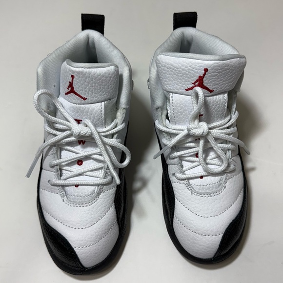 Air Jordans 12 “Red Taxi” Unisex Toddler Size 12 Sneakers - Picture 5 of 16